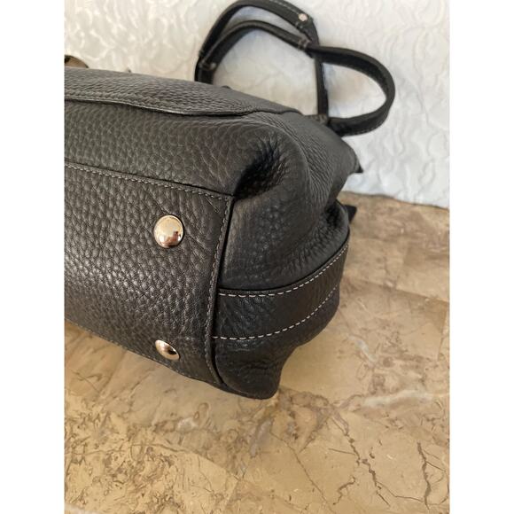 Coach Large penelope F14682 black pebble Leather Satchel BAG PURSE - Picture 7 of 10